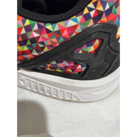Size 12- adidas Mens ZX Flux Prism Colorful BrighGeometric unique Active Sports - Picture 8 of 9